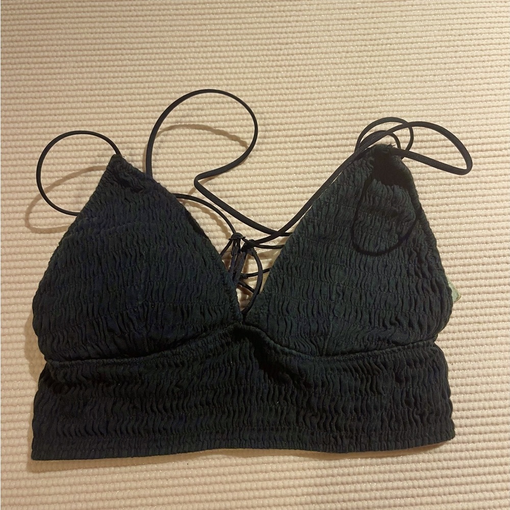 VS PINK Black Bralette Top